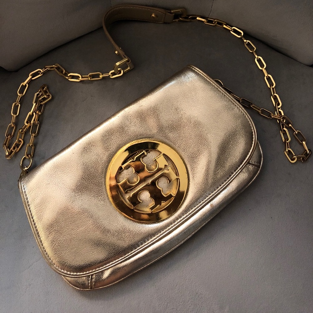 Tory Burch Gold Crossbody